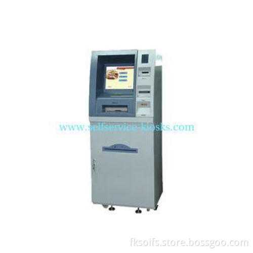 Bill payment Kiosk With a4 Printer, Card Reader, Barcode Sc